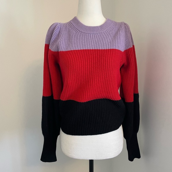 A.L.C. Wool cashmere balloon sleeve sweater - Picture 1 of 5